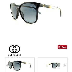 Authentic Black Women’s Gucci Sunglasses